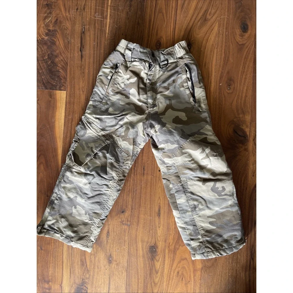 Kids Camo Snow Pants